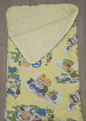 Saco de Dormir Saco de Dormir Saco Cremallera Manta Niños y Animales Jugando De Colección Años 70  Foto 1 de 4