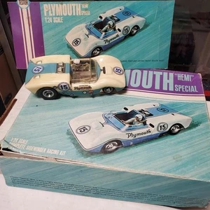 TESTOR ULTRA RARE  1/24 PLYMOUTH HEMI sidewinder racing BUILT NOT COMPLETE - Picture 1 of 8