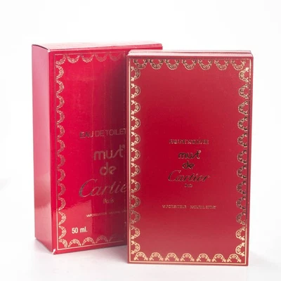 Must de Cartier туалетная вода 1,7 унц 50 мл винтажный EdT новый запечатанный коробка - Изображение 1 из 3