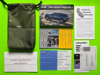 Jeep Grand Cherokee L 2021 conjunto manual del propietario de fábrica y bolsa *OEM* Foto 1 de 4