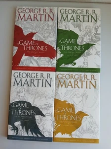 A GAME OF THRONES Graphic Novel Series 4 Book Set Lot Martin Abraham Patterson - Picture 1 of 24