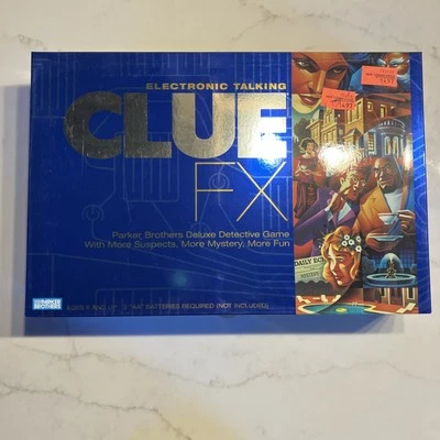 2003 Parker Brothers CLUE FX Electronic Talking Board Game - Image 1 of 2