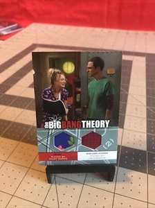 2012 Cryptozoic Big Bang Theory Penny Sheldon Authentic Dual Wardrobe Card - Picture 1 of 4