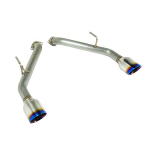 Remark Axle Back Exhaust w/Burnt 4.5" Double Wall Tips for 2014+ Infiniti Q50 2w - Picture 1 of 3