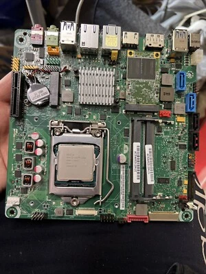 *Sem adaptador de energia, perfil baixo* Placa-mãe Intel DQ77KB Mini ITX DDR3 LGA 1155 - Imagem 1 de 4