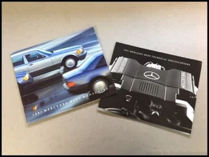 1991 Mercedes Benz Brochure Catalog 420SEL 560SEL 500SL 560SEC 190E 300CE 300TE - Picture 1 of 19