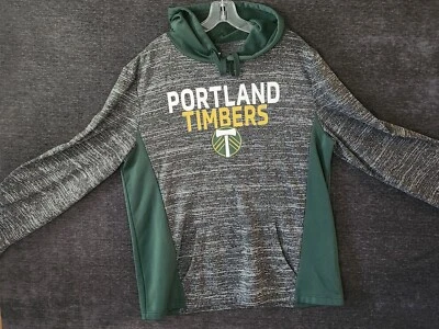 L Portland Timbers Hoddie Gray MLS Fanatics - Image 1 of 4