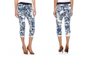 DKNY ~ Abstract Crop Jegging Women's Sizes 2-6 Fashion Jeans $90 NWT - Picture 1 of 1