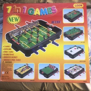 Leon 7 In 1 Games: soccer, pool table, shooter hockey, target, bowling,basketbal - Picture 1 of 3