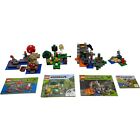 Lot Lego Minecraft Sets 21165 21113 21129 21177 Complete/w Instruction Manuals