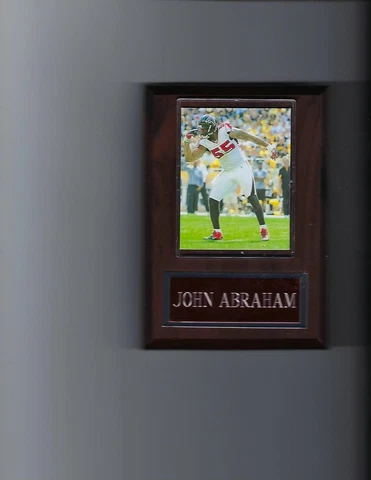 JOHN ABRAHAM PLAQUE ATLANTA FALCONS FOOTBALL NFL Cover