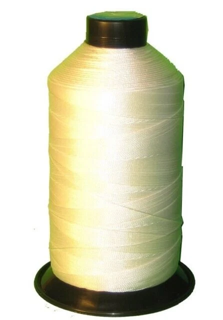 3 rolls Nylon bonded thread 69 (8 ounces spool Conso usa  outdoor color  WHITE A - Image 1 of 1