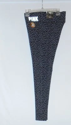 Victoria's Secret Pink Fleece Lined Cheetah Yoga Leggings Hidden Pocket L NWT - Image 1 of 4