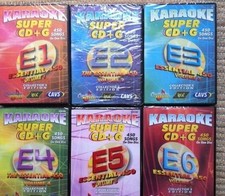 6 Scdg Set Chartbuster Essentials 450 Karaoke Set E1-E6, 2700 Songs Cavs