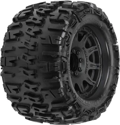 Pro-Line Trencher X 3.8" Tires Mounted Raid 8x32 17mm Wheels 1184-10 - Image 1 of 3