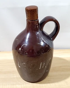 Vintage Little Brown Jug Crock w/Cork Stopper Collectible Decor Farmhouse Cabin - Picture 1 of 12