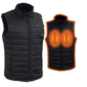 NexGen Damen 'Puffed' schwarz ""beheizt"" Textilweste mit Akkupack - Bild 1 von 9
