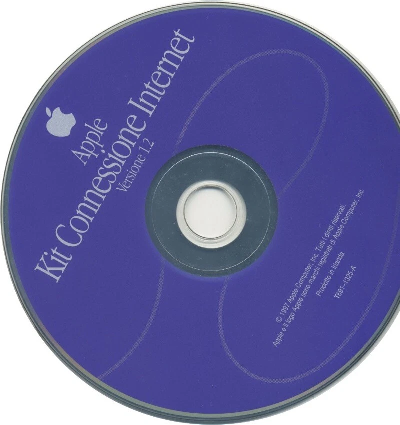 CD Apple Macintosh Kit Connessione Internet Versione 1.2 1997 T691-1325-A - Immagine 1 di 1