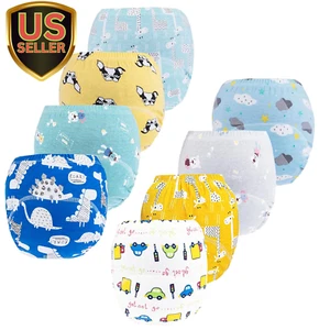 Potty  for Boys Girls, Learning Designs Training Underwear Pants (8 Packs, 4-... - Picture 1 of 6