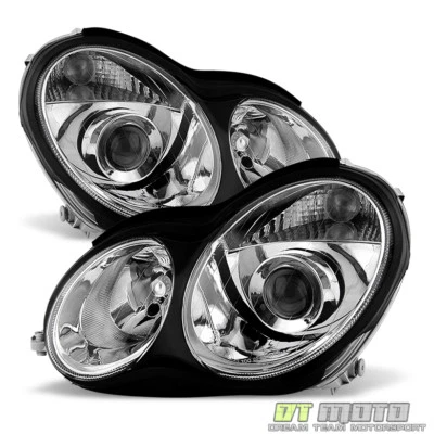 [Factory Style] 2001-2007 Mercedes Benz W203 C230 C240 C320 Projector Headlights - Image 1 of 4