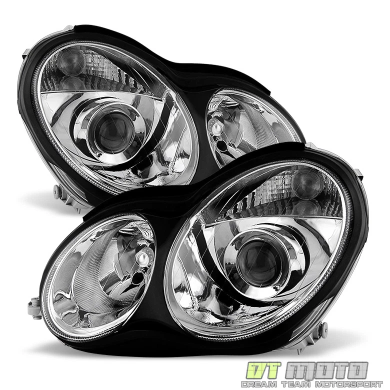 [Factory Style] 2001-2007 Mercedes Benz W203 C230 C240 C320 Projector Headlights - Image 1 of 4