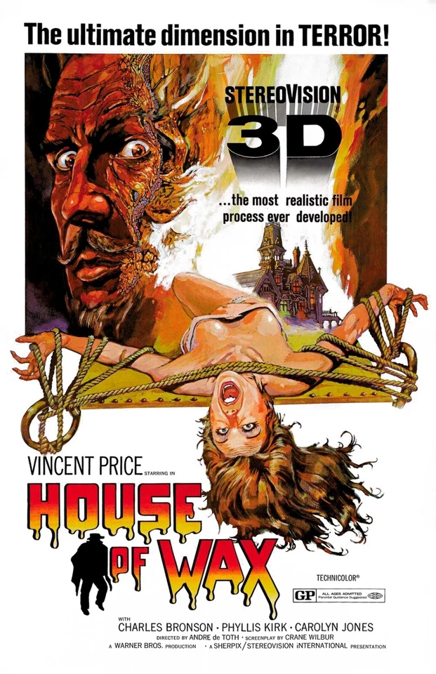 House Of Wax movie poster - 11 x 17 inches - Vincent Price