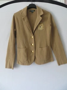 POLO RALPH LAUREN KNITTED CARDIGAN BLAZER SIZE XS - Picture 1 of 4