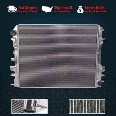 3Rows Aluminum Radiator For 2014-2019 Ram 1500/1500 Classic/2500 3500/4500/5500 Foto 1 de 4