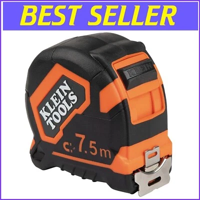 Professional 7.5m Measuring Tape - Double-Sided Blade with Tough Nylon Coating - Image 1 of 4