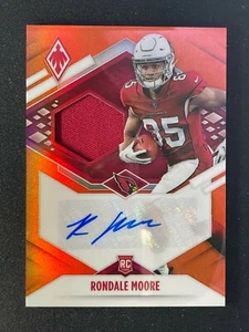 Rondale Moore RC - 2021 Phoenix RPA Rookie Patch AUTO ORANGE SP SN #65 /125 - Picture 1 of 2
