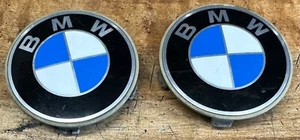 BMW HUB CAPS WHEEL CENTER CAPS - Picture 1 of 3