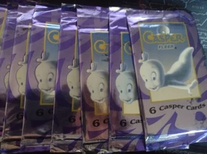 10 UNGEÖFFNETE Packungen 1995 Fleer Casper Friendly Ghost Trading Cards - Bild 1 von 5