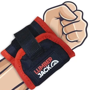 Lumberjack Magnetic Wristband Easily Fit 8-12 Screws Nails Drill Bits DIY Gift - Picture 1 of 9