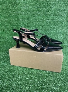 Journee Womens Jazlynn Wide Width Buckle Kitten Heel Pointed Toe Pumps Size 8 - Picture 1 of 9