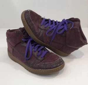2008 Nike Dunk High Premium Men's Sz 10 Red Oxide Purple Safari 317892-661 Rare - Picture 1 of 9