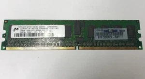  HP 350422-041,256MB PC2-3200 DDR2-400 1Rx8 ECC 240-pin DIMM - Picture 1 of 1