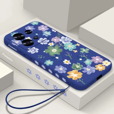 Flower Case For Xiaomi Poco X6 F6 13T Redmi Note 13 12 11 Pro Shockproof Cover - Image 1 of 4