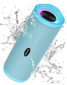 HEYSONG Portable Bluetooth Speaker, Waterproof Wireless Outdoor Speakers with LE