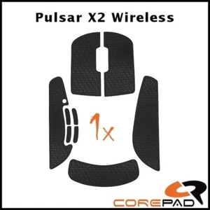 Corepad Soft Grips nero Pulsar X2 & X2V2 adesivi nastri impugnatura mouse - Foto 1 di 1