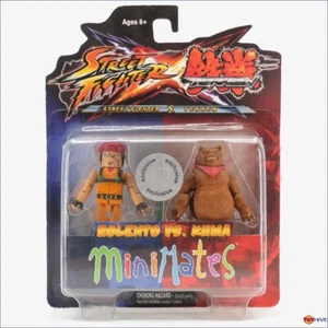 Street Fighter x Tekken Minimates Rolento vs Kuma Toysrus Exclusive Capcom Namco - Picture 1 of 3
