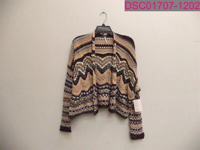 Cárdigan Free People Mujer Sentimiento Nostálgico Rayas Arenas del Tiempo Combo Pequeño Foto 1 de 4