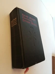 RARE Vintage Book St Joseph Sunday Missal Catholic Priest Religion Christianity - Picture 1 of 5
