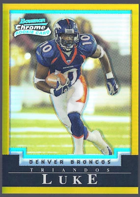 Triandos Luke 2004 Topps Bowman Chrome #172 Gold Refractor RC Alabama BAMA 01/50 - Image 1 of 2