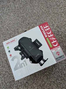 VEN-DENS AUTOMATIC WIRELESS CAR MOBILE CHARGER HOLDER - BRAND NEW VD WLC004 - Zdjęcie 1 z 3