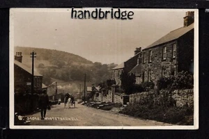 Whatstandwell, escena del pueblo - cerca de Matlock - postal fotográfica real - Imagen 1 de 2