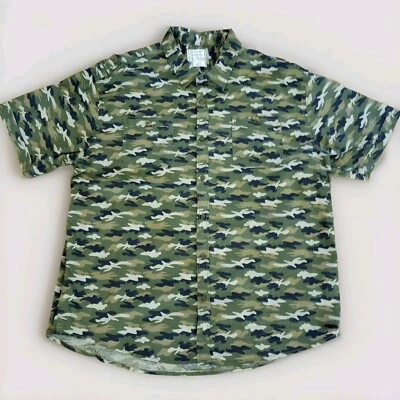 Alexander Julian Colores Hombres Camuflaje Camisa Campamento Militar Camisa Hawaiana 3XL Foto 1 de 4