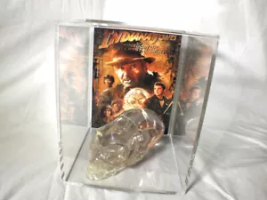 Indiana Jones, calavera de cristal alienígena, réplica de utilería real, estuche de acrílico, firmado - Imagen 1 de 9