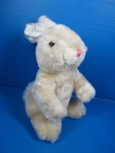 Dan Dee Tan Bunny Rabbit w/ Pink Nose Stuffed Plush 13" - Picture 1 of 8