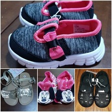 Lot of Toddler Girls Shoes size 7 & M 7/8 Disney Minnie Swiggles Sneakers Nwt
