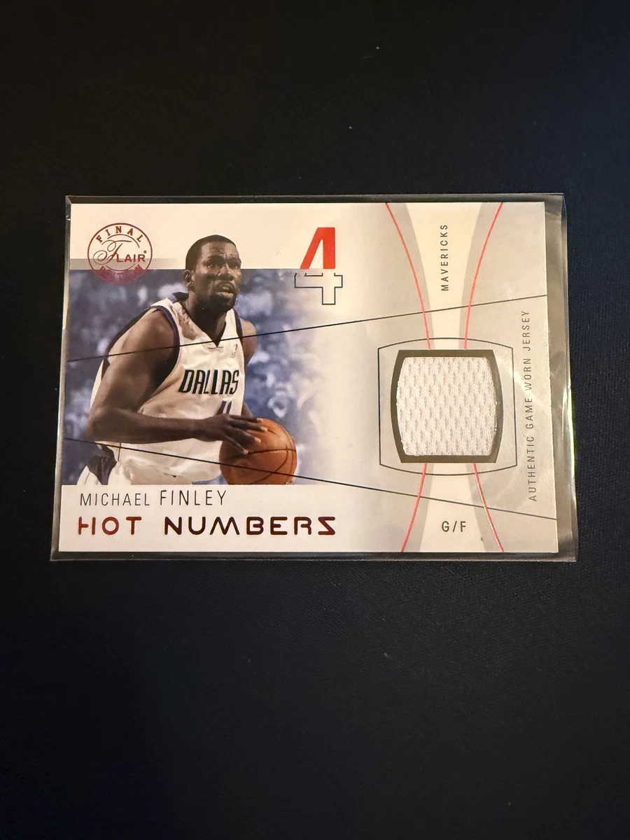 Michael Finley Basketball Serial Numbered Trading Card Singles for